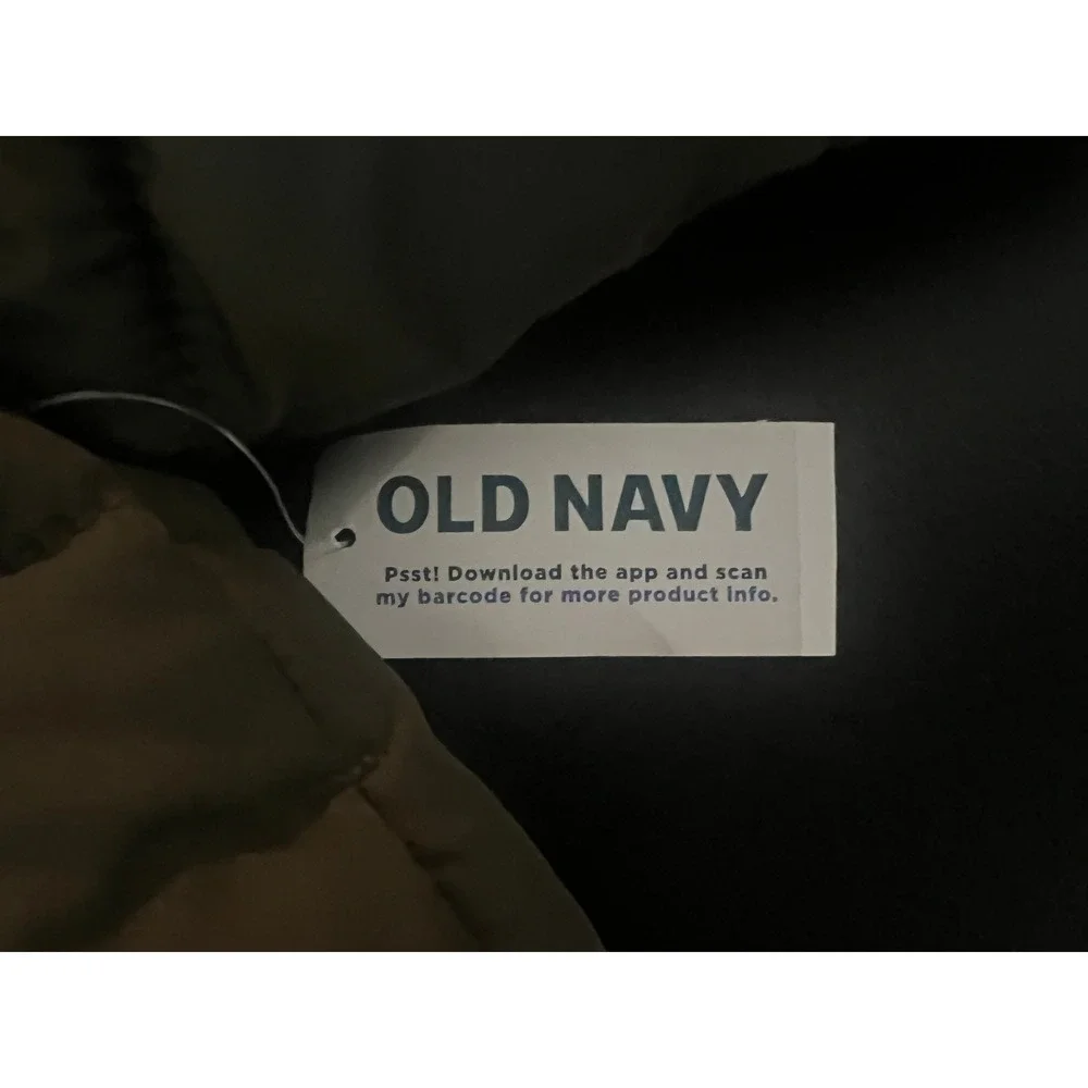 Old Navy Baby Puffer Jacket Green Water Resistant 3-6M NEW (0966)